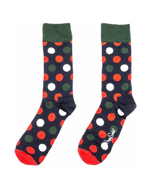 Happy Socks носки высокие фантазийные на Новый год размер 41-46 мультиколор