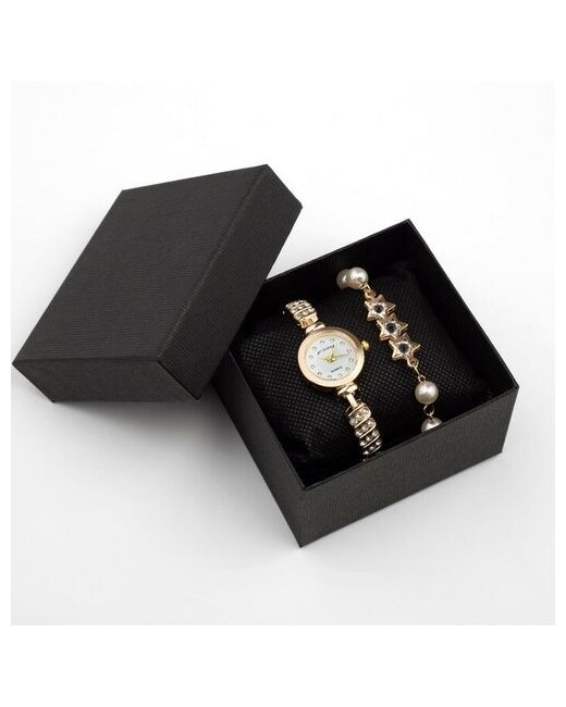 Востоктренд Наручные часы FlashMe Подарочный набор 2 в 1 Эйенн наручные d-2.5 см браслет