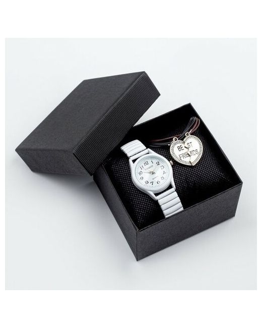 Востоктренд Наручные часы FlashMe Подарочный набор 2 в 1 Лентини наручные и браслет