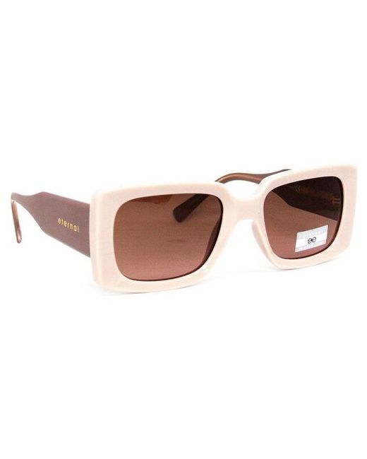 Eternal Sunshine Creations Солнцезащитные очки прямоугольные для бежевый/бежевый