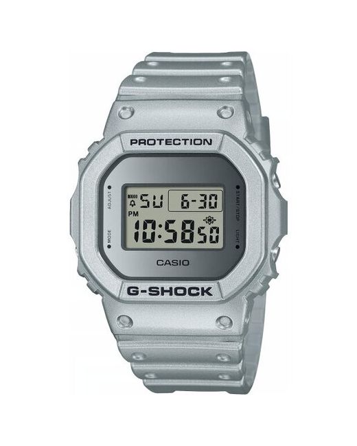 Casio Наручные часы G-Shock DW-5600FF-8ER кварцевые будильник противоударные водонепроницаемые серебряный
