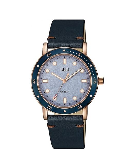 Q&Q Наручные часы QB85-102 кварцевые водонепроницаемые черный