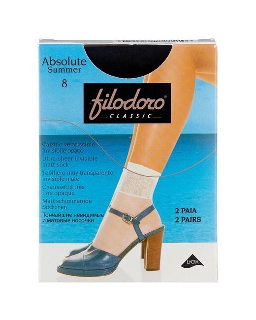 Filodoro носки средние 8 den размер One