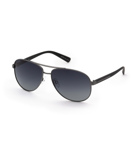 StyleMark Солнцезащитные очки авиаторы оправа металл поляризационные с защитой от УФ градиентные устойчивые к появлению царапин для черный/черный