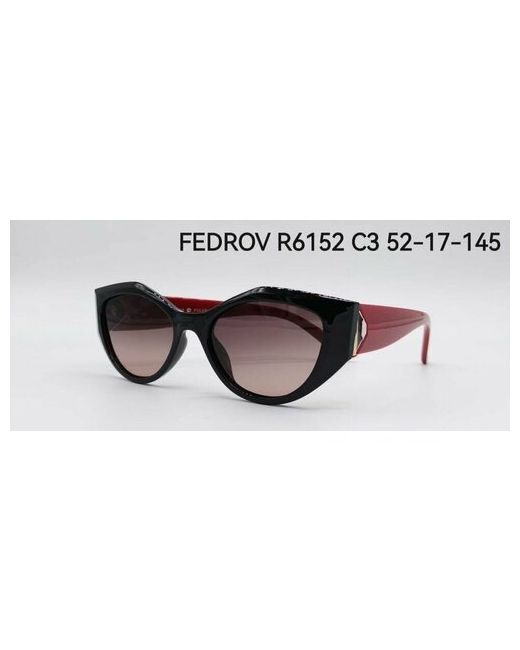 Fedrov Солнцезащитные очки панто оправа поляризационные для