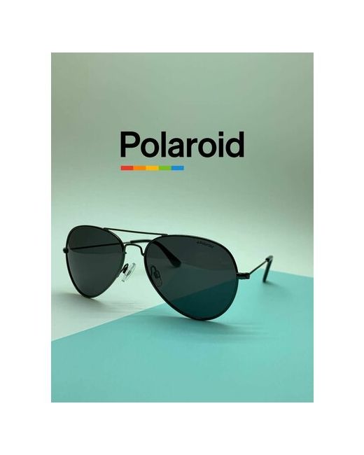 Polaroid Солнцезащитные очки авиаторы оправа для серый/серый