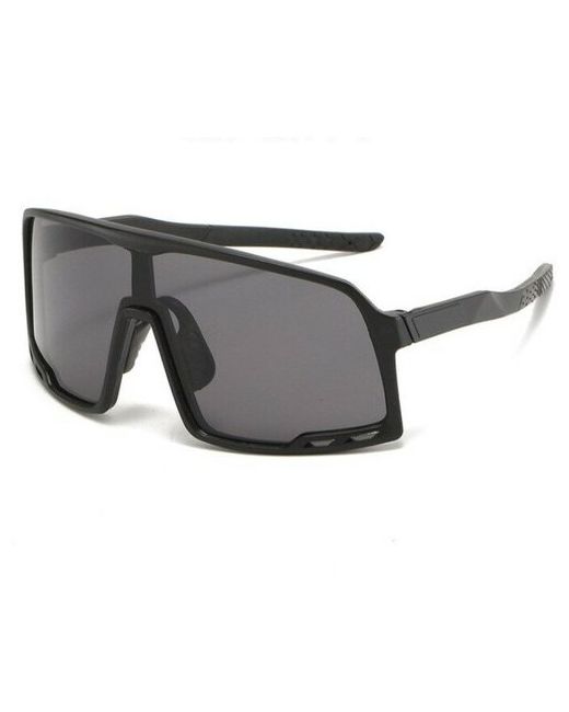 Board'el Shop Солнцезащитные очки прямоугольные оправа спортивные черный/черный