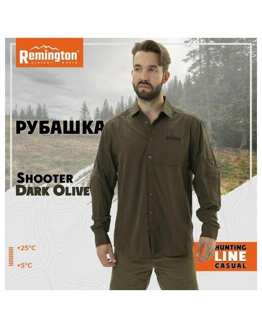 Remington Рубашка спортивный стиль размер 50/52