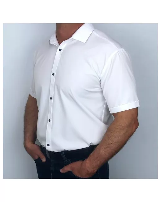 Hugo Bitti Рубашка нарядный стиль прилегающий силуэт короткий рукав размер S