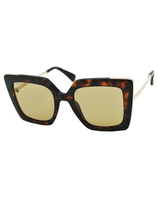 Max Mara Солнцезащитные очки квадратные с защитой от УФ для черепаховый/черепаховый
