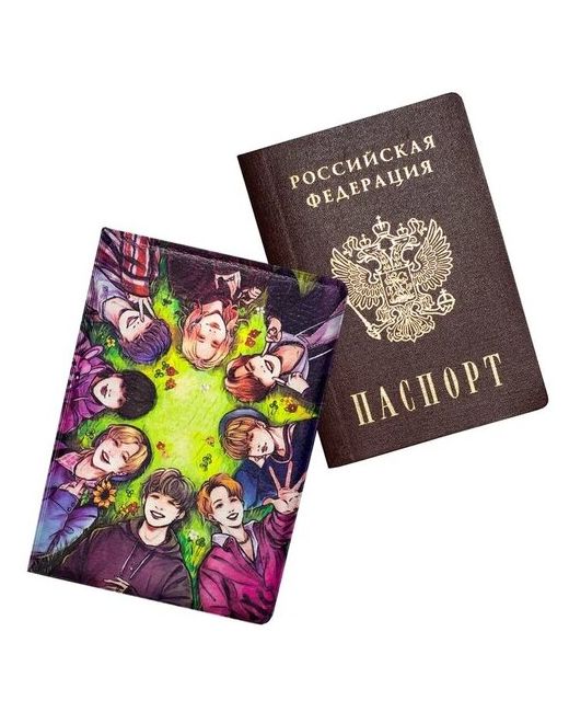 Keks Обложка для паспорта отделение карт