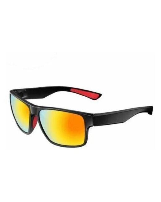 RockBros Солнцезащитные очки оправа спортивные поляризационные черный/черный