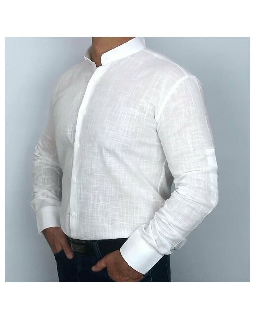 Hugo Bitti Рубашка нарядный стиль прилегающий силуэт длинный рукав размер L