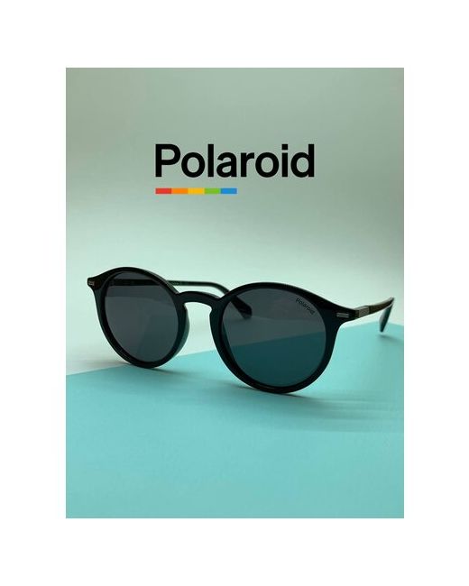 Polaroid Солнцезащитные очки панто оправа металл