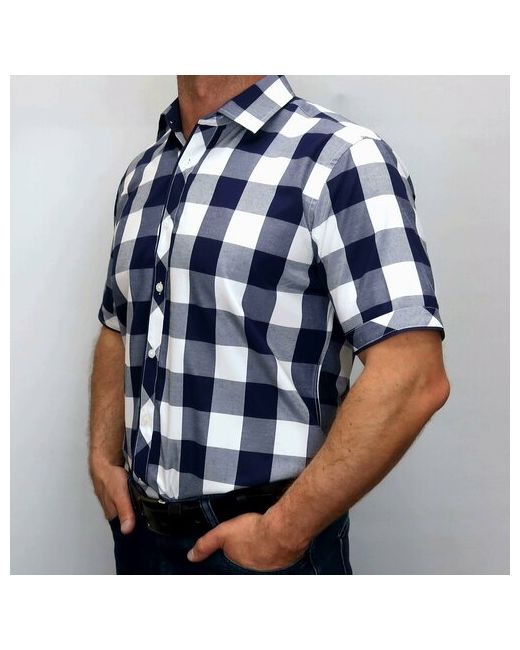 Alexander Matin Рубашка короткий рукав размер S черный