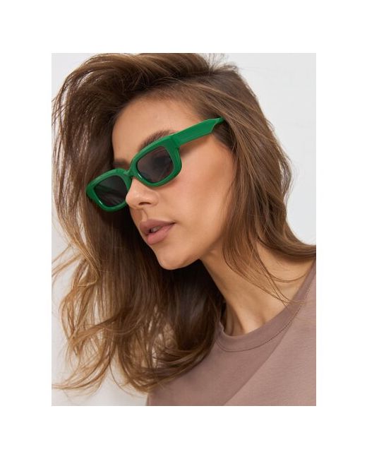 BlueCherry Солнцезащитные очки прямоугольные спортивные ударопрочные устойчивые к появлению царапин с защитой от УФ
