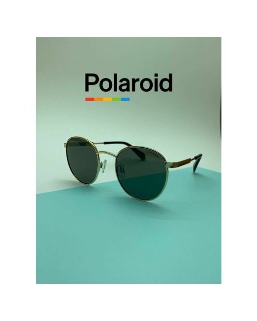 Polaroid Солнцезащитные очки круглые оправа для золотой/золотой