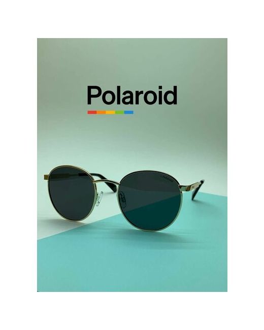 Polaroid Солнцезащитные очки круглые оправа для золотой/золотой