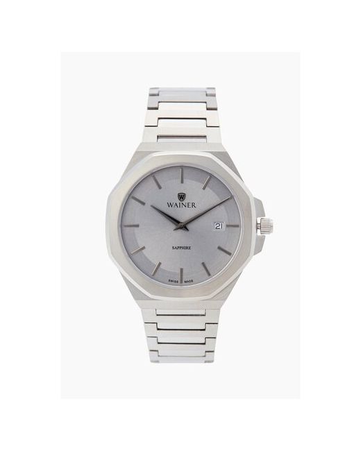 Wainer Наручные часы Classic Швейцарские наручные WA.19777-A кварцевые серебряный