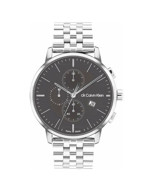 Calvin Klein Наручные часы Швейцарские наручные 25000035 с хронографом серебряный