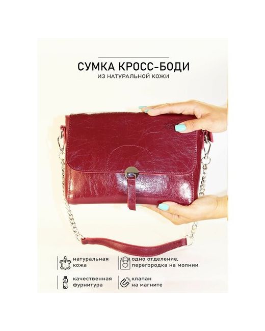 BagSTORY Сумка кросс-боди классическая внутренний карман регулируемый ремень