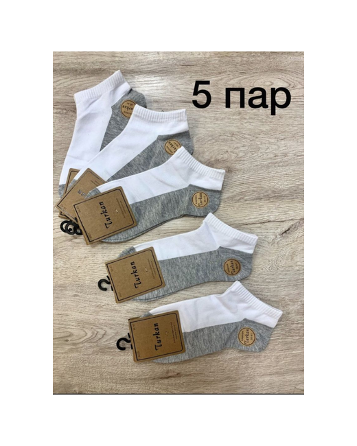 Turkan носки укороченные износостойкие 5 пар размер 36-41 белый
