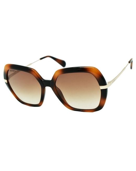 Max & Co. Солнцезащитные очки бабочка с защитой от УФ градиентные для черепаховый