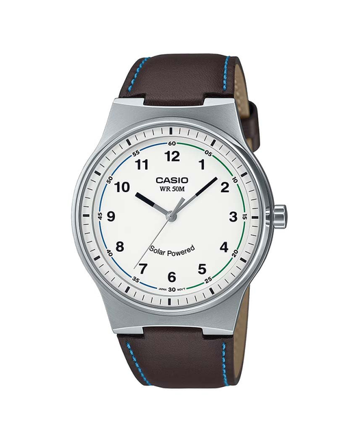 Casio Наручные часы MTP-RS105L-7B серебряный коричневый