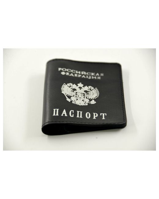 Nis004 Обложка для паспорта серебряный черный
