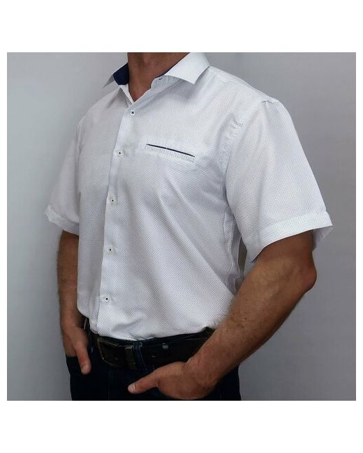 Dalmin Рубашка повседневный стиль полуприлегающий силуэт короткий рукав размер M