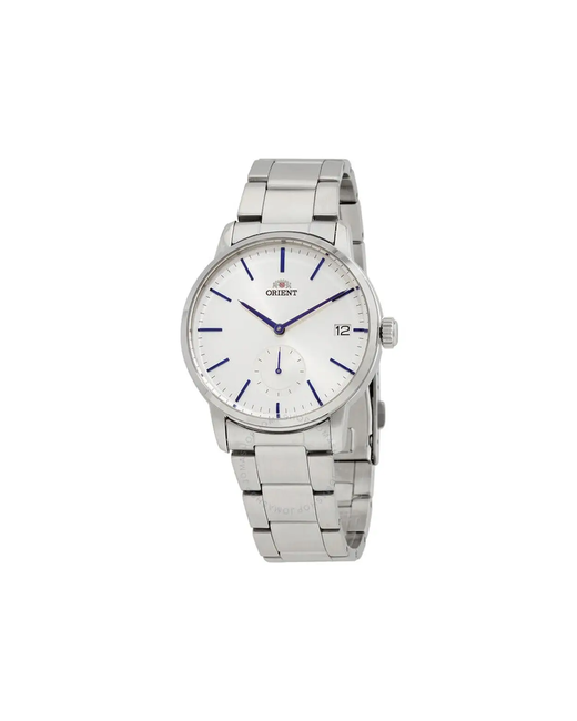 Orient Наручные часы Часы наручные RA-SP0002S00C Гарантия 2 года кварцевые водонепроницаемые серебряный белый