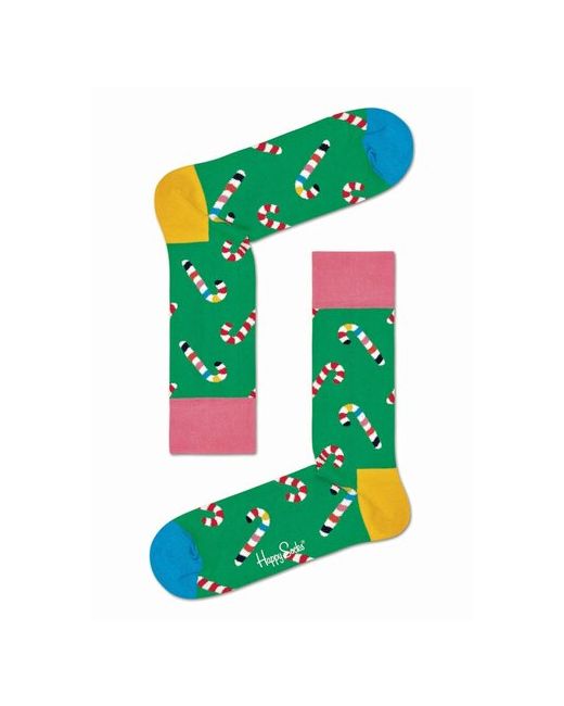 Happy Socks Носки размер 36-40 мультиколор зеленый