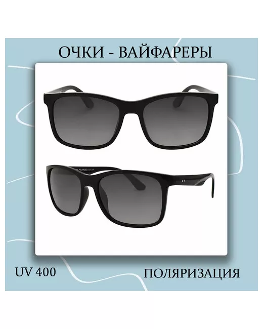 Lero Солнцезащитные очки прямоугольные оправа поляризационные с защитой от УФ градиентные