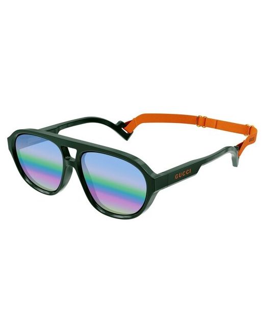 Gucci Солнцезащитные очки авиаторы оправа для