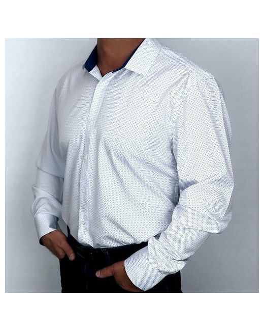 Palmary Leading Рубашка нарядный стиль прилегающий силуэт длинный рукав размер 4XL