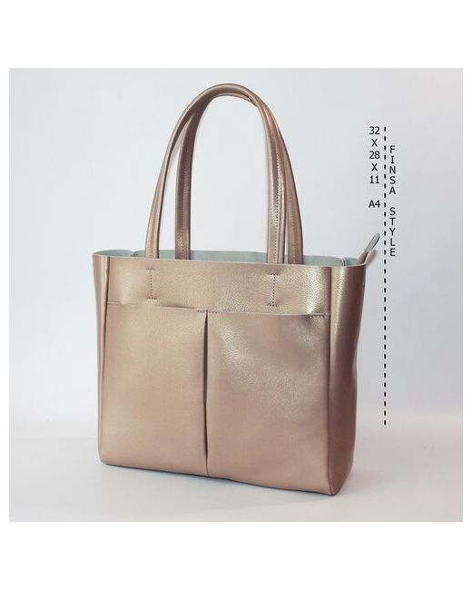 BagSTORY Сумка шоппер классическая вмещает А4 внутренний карман регулируемый ремень