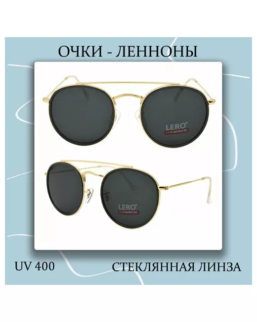 Lero Солнцезащитные очки панто оправа с защитой от УФ
