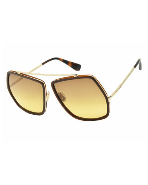 Max Mara Солнцезащитные очки бабочка с защитой от УФ градиентные для золотой