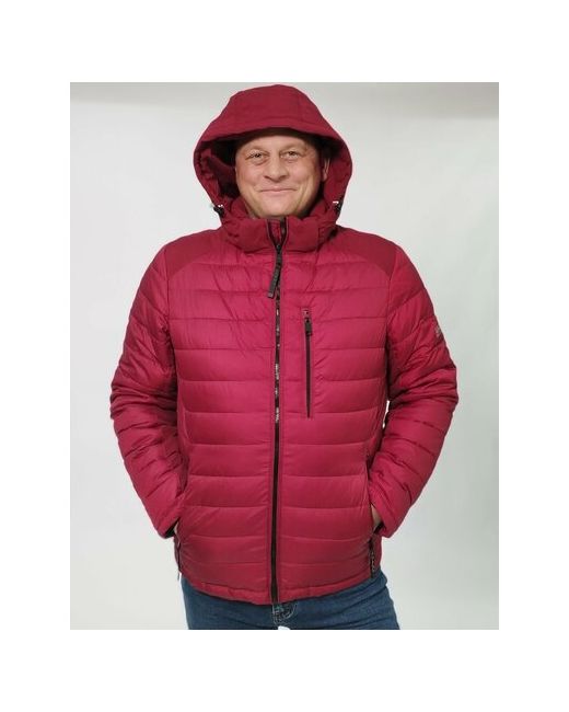Indaco Fashion Куртка зимняя силуэт прямой съемный капюшон подкладка водонепроницаемая воздухопроницаемая внутренний карман утепленная ветрозащитная манжеты быстросохнущая ультралегкая карманы размер 56