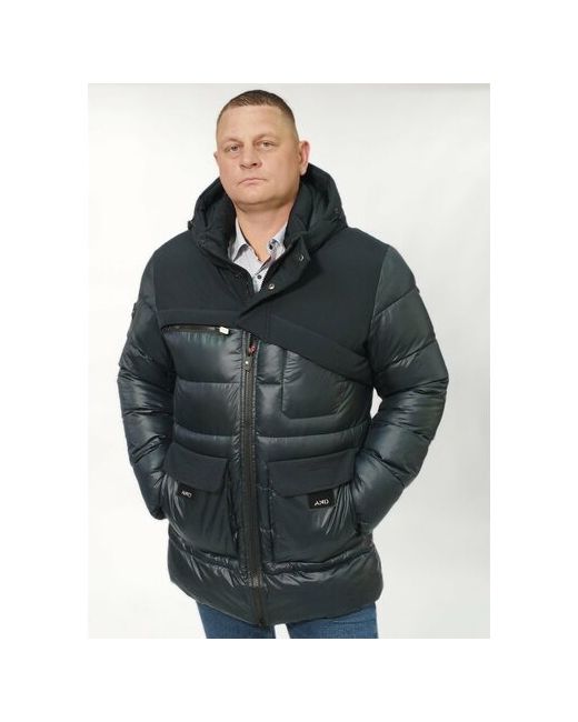 King'S Wind Куртка зимняя силуэт прямой съемный капюшон подкладка водонепроницаемая воздухопроницаемая внутренний карман утепленная ветрозащитная манжеты герметичные швы быстросохнущая ультралегкая карманы размер 48
