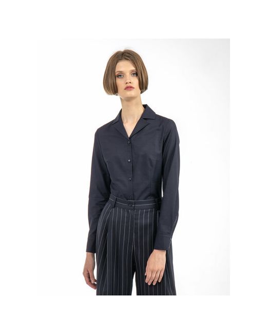 Энсо Блуза классический стиль полуприлегающий силуэт длинный рукав размер 48