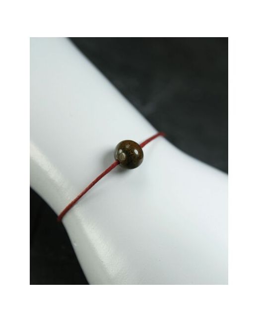 GrowUp Браслет талисман на красном шнурке с натуральным камнем Соколиный глаз хранит мир в семье 8 мм