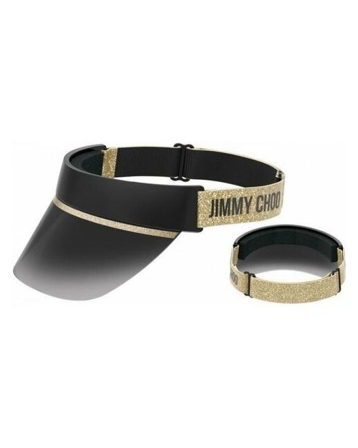 Jimmy Choo Солнцезащитные очки монолинза оправа с защитой от УФ для