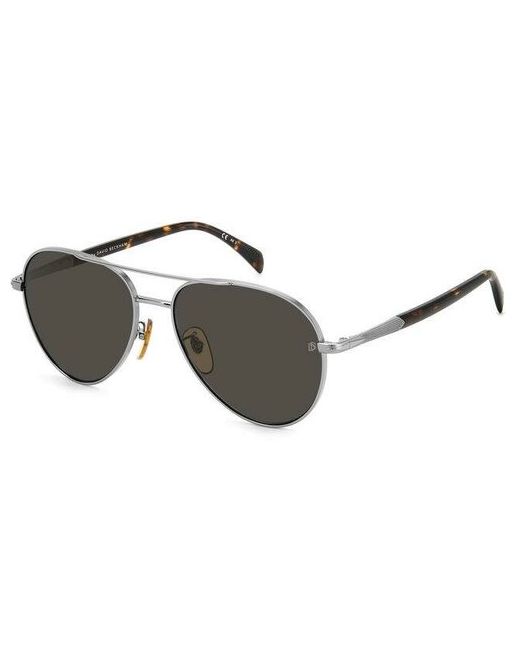 David Beckham Eyewear Солнцезащитные очки авиаторы оправа для