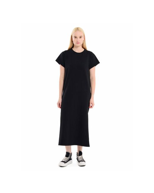 Weme Платье-футболка хлопок прямой силуэт макси размер XL
