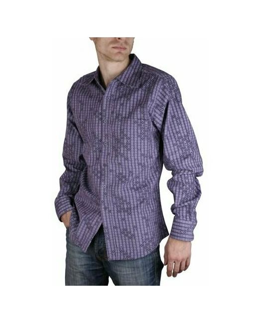 Maestro Рубашка повседневный стиль прилегающий силуэт классический воротник длинный рукав размер 48/L/182-188/42 ворот