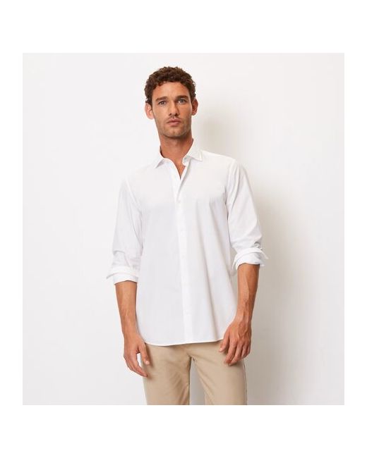 Marc O’Polo Рубашка повседневный стиль прямой силуэт отложной воротник длинный рукав без карманов однотонная размер XL