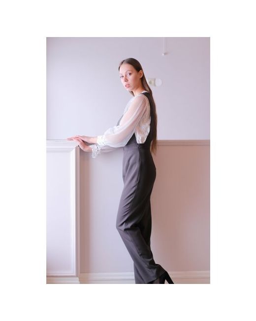 Kl.Ok Комбинезон классический стиль полуприлегающий силуэт подкладка стрейч размер 44/46