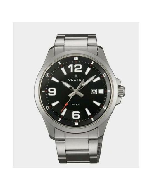 Vector Наручные часы VC8-110418 черный серебряный