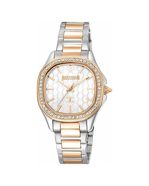 Just Cavalli Наручные часы Часы JC1L263M0095 кварцевые золотой серебряный